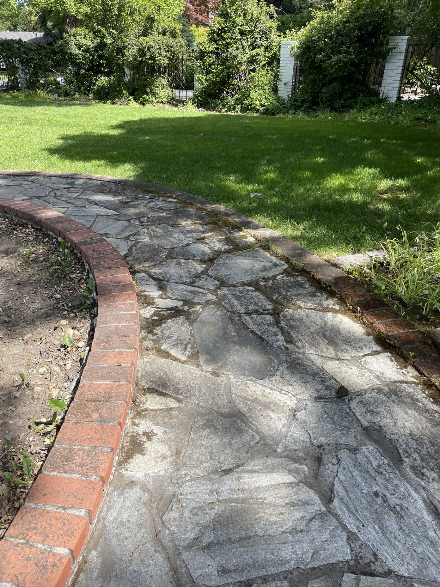 Walkway restoration — before